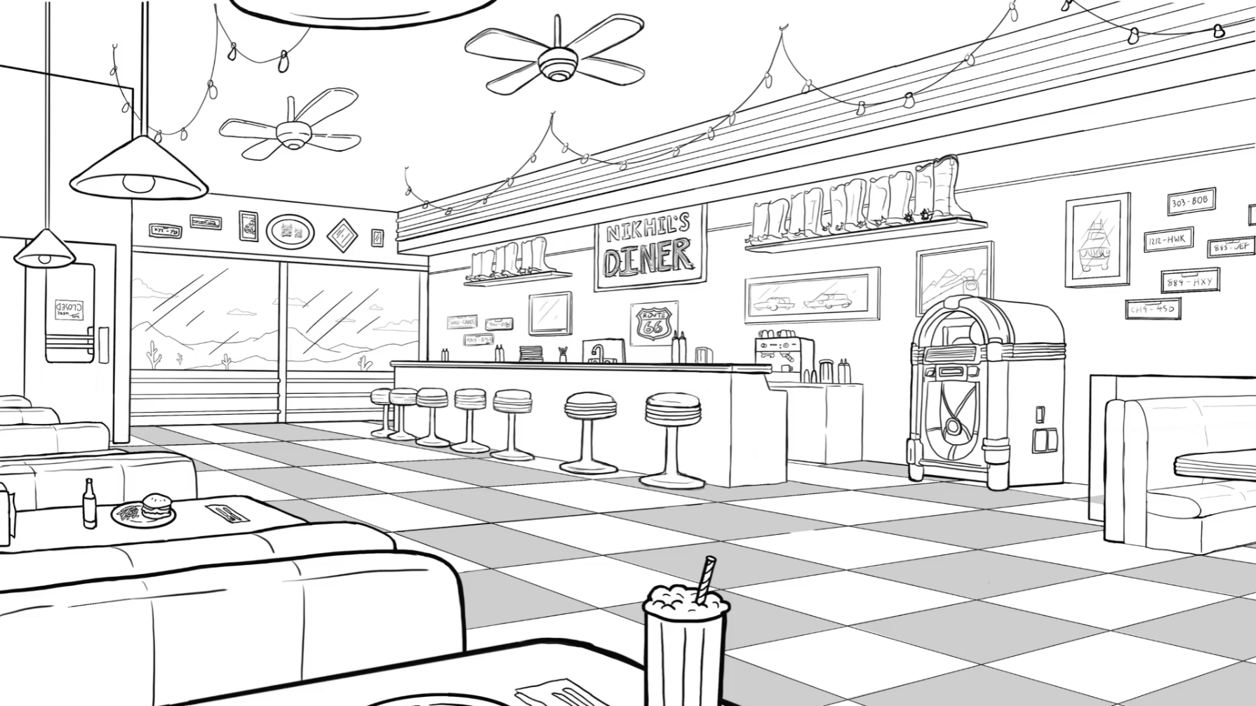 Traditional Animation Layout - Runner-up