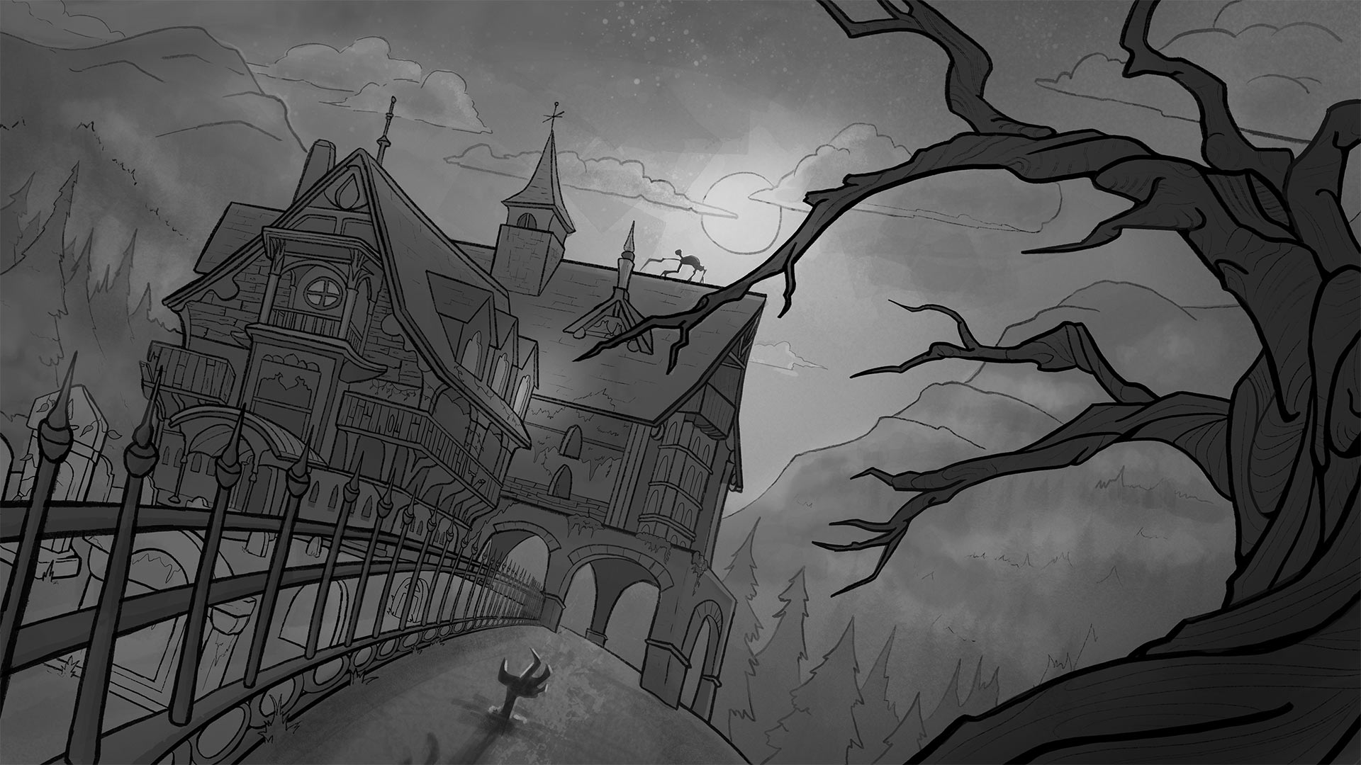 Nikhil Misra Haunted Mansion - Layout Design