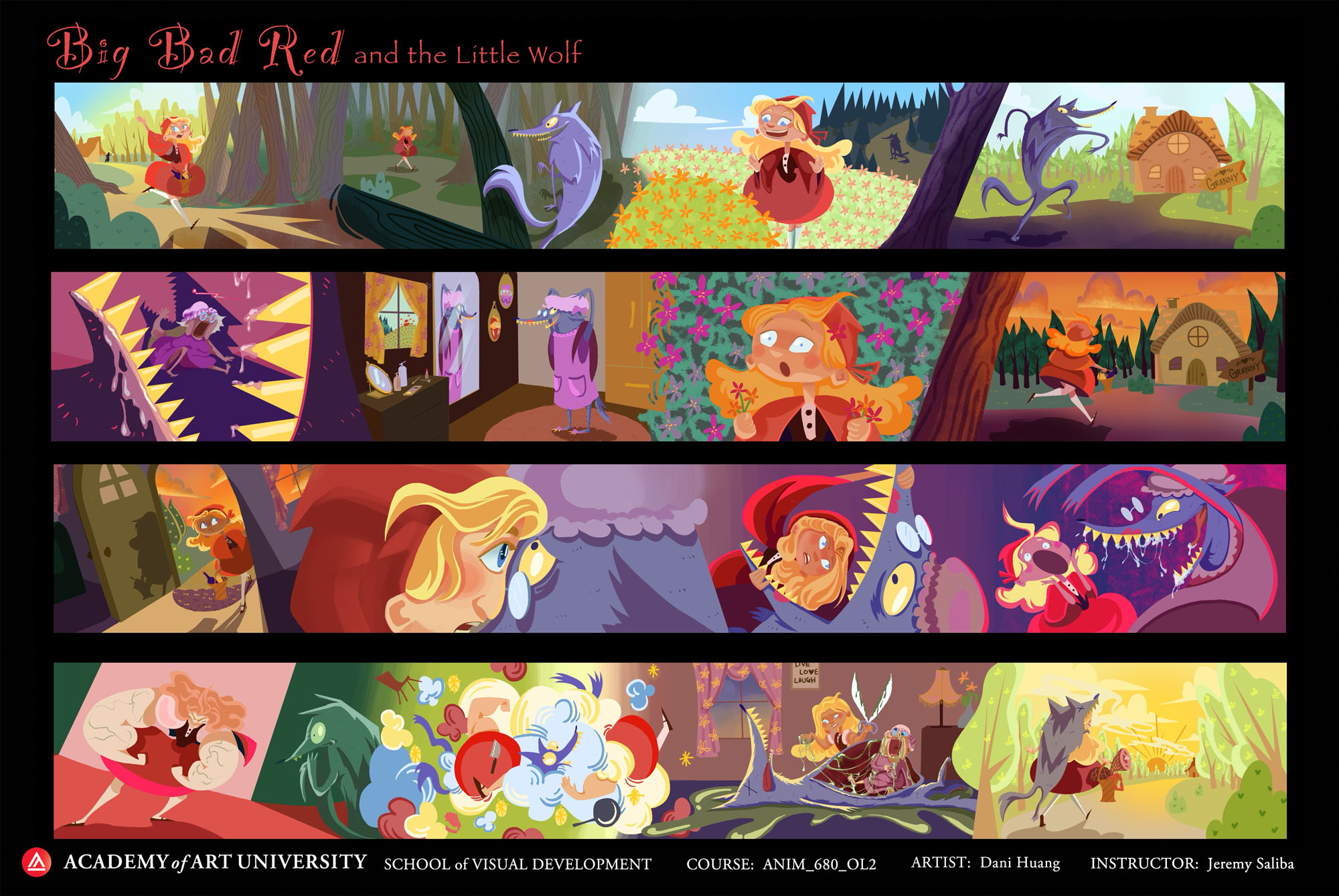 Big Bad Red and the Little Wolf 